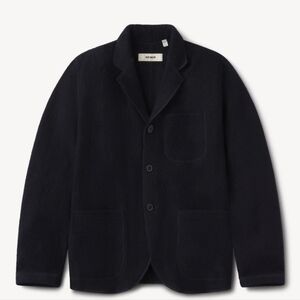 Buck Mason Black Three-Button Blazer